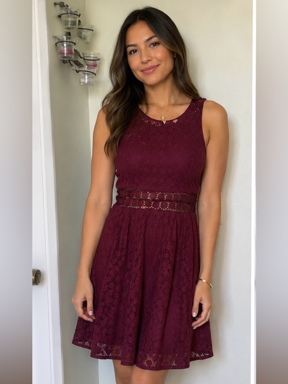 🌸Free People daisy waist lace dress size 0